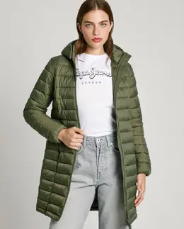 Pepe Jeans: Длинный пуховик 