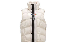 Moncler: Белый жилет 