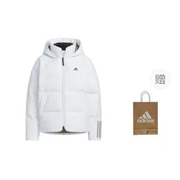 Adidas: Белый пуховик 