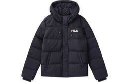 Fila: Тёмный пуховик 