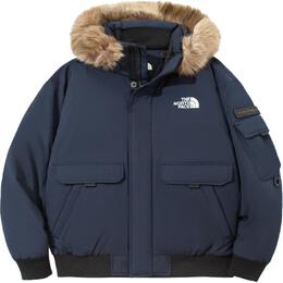 The North Face: Коричневый пуховик 