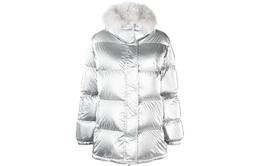 Moncler: Пуховик на меху 