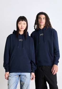 Tommy Hilfiger: Тёмная толстовка  Tommy Jeans