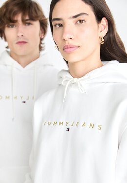 Tommy Hilfiger: Толстовка  Tommy Jeans с капюшоном