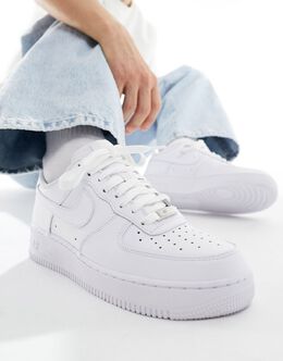 Nike: Белые кроссовки  Air Force 1