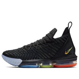 Nike: Чёрные кроссовки  Lebron 16