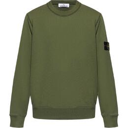 Stone Island: Зелёный свитшот 