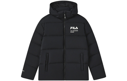 Fila: Чёрный пуховик 