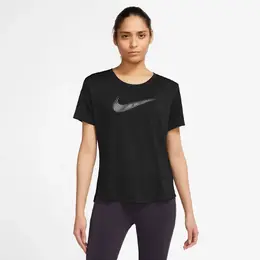 Nike: Чёрная футболка  Running