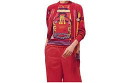 Hermès: Красный кардиган 