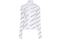 Balenciaga: Белый свитер 