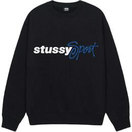 Stussy: Чёрная толстовка 