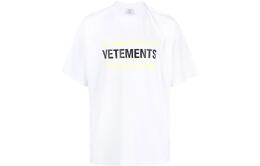 Vetements: Белая футболка 