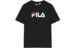 Fila: Чёрная футболка 