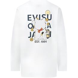 Evisu: Белая футболка 