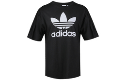 Adidas: Чёрная футболка 