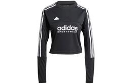 Adidas: Чёрная футболка 