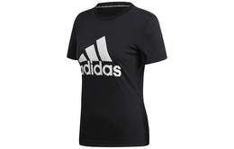 Adidas: Чёрная футболка 