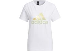 Adidas: Белая футболка 