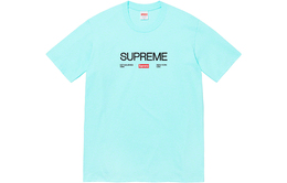 Supreme: Голубая футболка 