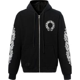 Chrome Hearts: Чёрная толстовка 