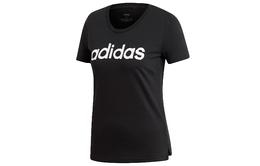 Adidas: Чёрная футболка 