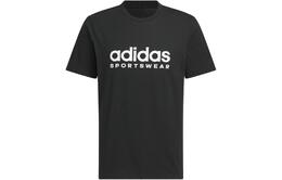 Adidas: Чёрная футболка 