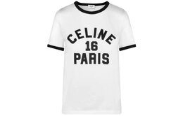 CELINE: Белая футболка 