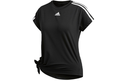 Adidas: Чёрная футболка 