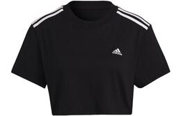 Adidas: Чёрная футболка 