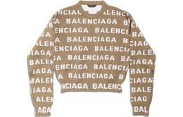 Balenciaga: Тёмный свитер 