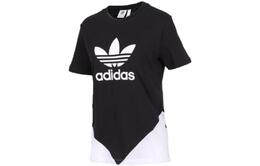 Adidas: Чёрная футболка 