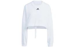 Adidas: Белая толстовка 