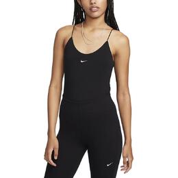 Nike: Чёрный боди  Sportswear Essentials