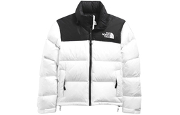 The North Face: Белый пуховик 