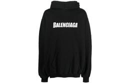 Balenciaga: Чёрная толстовка 