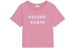 CELINE: Розовая футболка 