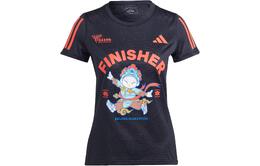 Adidas: Чёрная футболка 