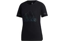Adidas: Чёрная футболка 