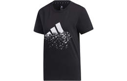 Adidas: Чёрная футболка 
