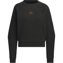 Adidas: Чёрная толстовка 