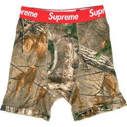 Supreme: Трусы цвета хаки 