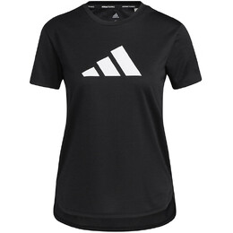 Adidas: Чёрная футболка 