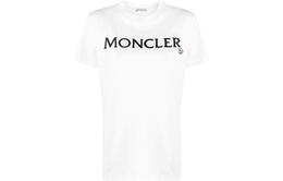 Moncler: Белая футболка 