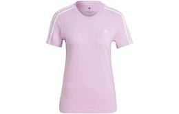Adidas: Фиолетовая футболка 
