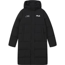 Fila: Чёрный пуховик 