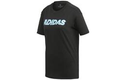 Adidas: Чёрная футболка 