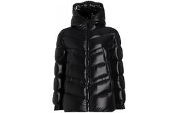 Moncler: Чёрный пуховик 