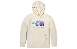 The North Face: Бежевая толстовка 