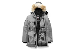 Canada Goose: Серый пуховик 